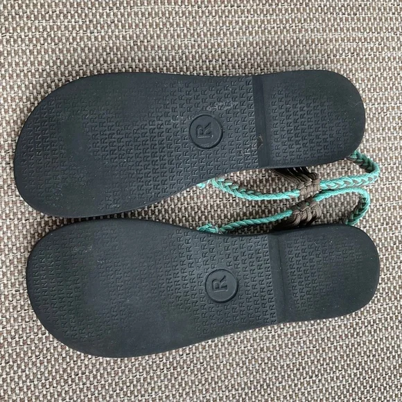 Plaka sandals,brown and teal.New size 8. - Picture 7 of 12
